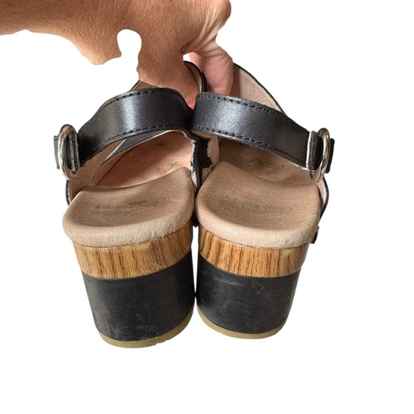 Dansko - Lucia Stylish Black Strappy Clogs Sz 38 - Picture 6 of 13